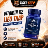 Life Extension Vitamin K2 MK-7 45mcg 90 Tablets | K2 Tablets | Supplement Supplement