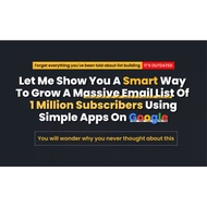 [PDF Course] This is how to grow a massive email list of 999,999 subscribers Using Simple Apps On Go