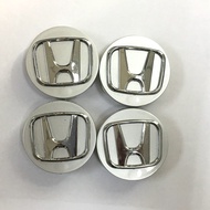 SET OF 4 Wheel Center Hub Caps For Honda 58mm Silver Chrome Civic Accord HRV CRV