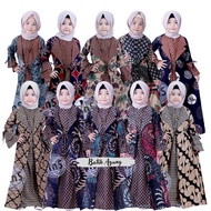 Gamis Anak Wanita Syar'i Kekinian / Baju Batik Anak Model Terbaru /