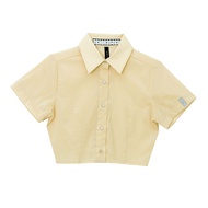 The SRT X12 (TBL214) - Old School Short Sleeve Shirt เสื้อเชิ้ตแขนสั้น สไตล์ย้อนยุค 90s  ทำจากผ้า Sp