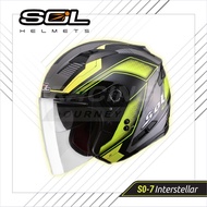 DOT Helmet Motor Cross Open Face SO-7 INTERSTELLAR -  SOL HELMET Exclusive Distributor