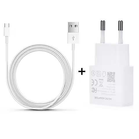 for Huawei P20 P30 Lite USB Charger 5V 2A EU Power Adapter USB Type C Cable Y5 Y6 Y9 prime 2019 Nova