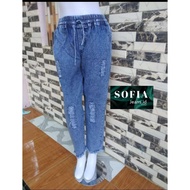 HW Culottes TrendyWanita Premium Jeans Culottes Viral High Waist Baggy Jeans Pants Teenagers Loose P