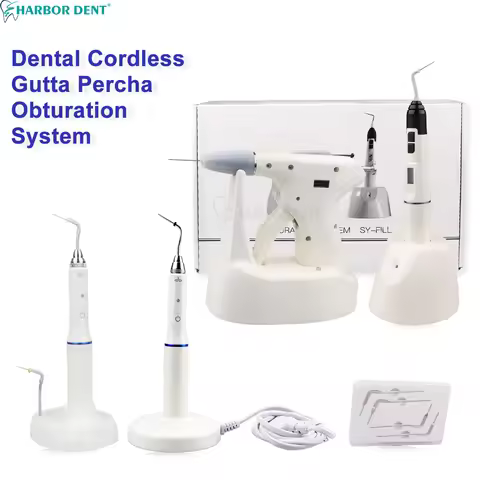 Dental Endo Obturation System Gun Hot Melt Filling Gun Pen Heating Temperature Pen Tips Wireless Den