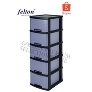 5-Tier Drawer / Storage Drawer / Plastic Drawer / Plastic Cabinet / Drawer Baju的Baju的