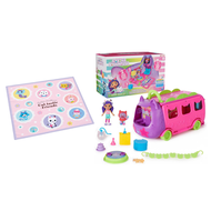 日本 Gabby's Dollhouse 餐布 + 美國 Gabby's Dollhouse Purrfect 派對巴士套裝