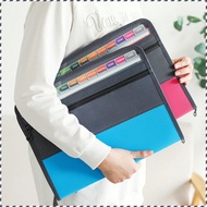 [Double Zipper Design] A4 Accordion File Bag File/Folder/Organizer