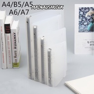 MAINAUSHUI6K A4/B5/A5/A6/A7 File Folder Fashion Office Supplies Refillable Journal Diary Stationery 