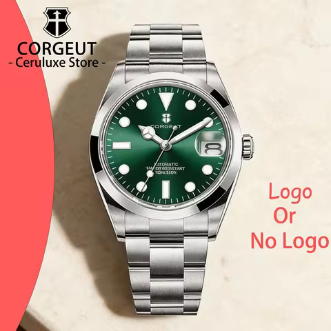 CORGEUT 36/39mm NH35 Automatic Mechanical Movement 316L Stainless steel Luxury Waterproof Sapphire G