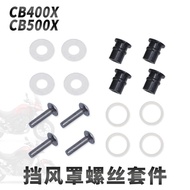 Suitable for Honda CB400X/CB500X Motorcycle NX400 Front Windshield Windshield Screw Fastener Nut