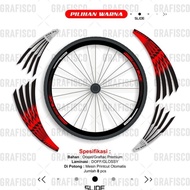 BARU!!! STICKER LIS VELG SEPEDA POLYGON RIM WELLSHET XTRADA 6 MTB