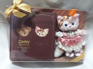 香港迪士尼樂園 Godiva 朱古力 巧克力 x Linabell 玲娜貝兒 吊飾 掛飾 掛件 Keychain kc 毛公仔 套裝 全新正版有盒 Disneyland HKDL