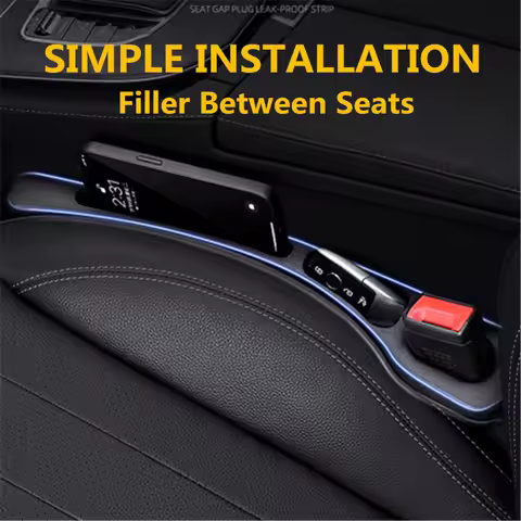 2X Car Seat Gap Filler Between Seats Crevice Decoration Interior Accessories For BMW I3 I4 I5 I6 I7 