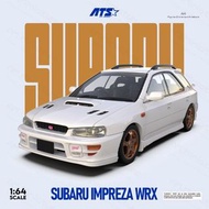 [訂購] 1∶64 車模 SUBARU IMPREZA  WRX - 開蓋版 白色 合金汽車模型
