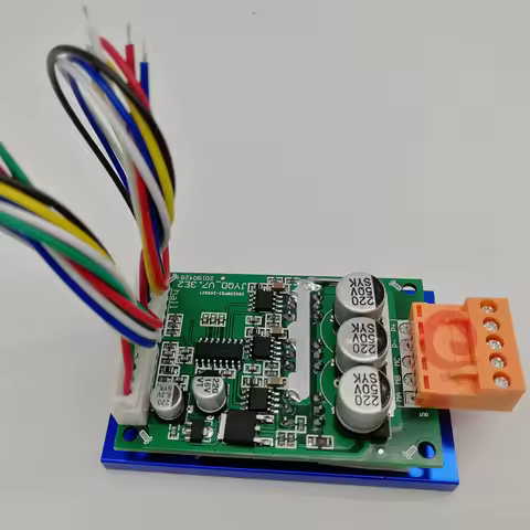 JYQD_V7.3E2 DC12V-36V 500W High Power Brushless Motor PWM Controller Driver Board with Heatsink Conn