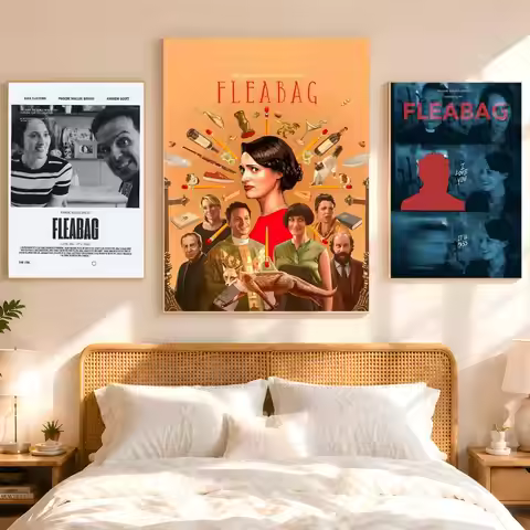 F-Fleabag Poster 1PC HD Matte Peel And Stick Wall Decor For Bedroom Living Room Dorm Office