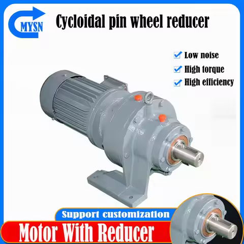 MYSN 550w-7.5kw Three Phase AC 220v Electric Motor Aluminum Shell Motor Pure Copper Winding Motor Wi
