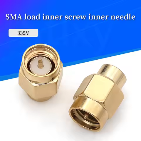 2/10/20pcs 2W 6GHz 50 ohm SMA Male RF Coaxial Termination Dummy Load Gold Plated Cap Connectors Acce