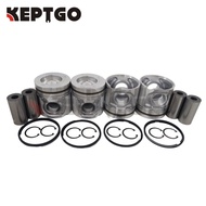 D5D 4 Sets STD Piston & Ring for Volvo D5D D5E Engine 04501353 04295313 04501346