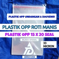 OPP plastic 15 x 20 cm seal - Opp plastic 15x20 cm Bread - Opp plastic 15 x 20 seal Souvenir