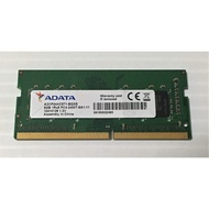 ADATA 8gb Pc4-2400t 1rx8 Ddr4-19200 SODIMM Memory RAM Ao1p24hc8t1-bqxs(Used)