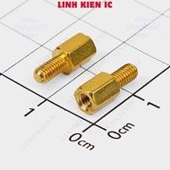 [20 Pieces]- HEX-M3 Copper Pillar Male-Female Length 6mm Linhkien IC