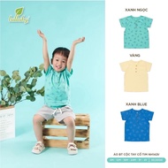 LULLABY - BOYS' SHIRT HEARTNECKLACEshort sleeve NH142V(12m-4y)
