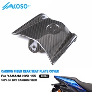 AKOSO NVX155 Motorcycle Carbon Fiber Accessories Rear Seat Plate Tail Fairing Cover For Yamaha NVX15