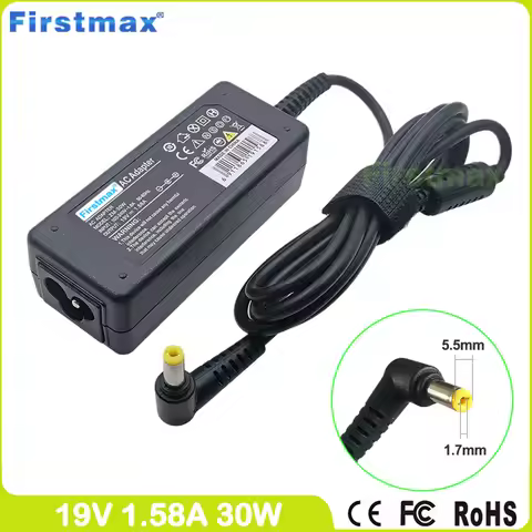 19V 1.58A 30W Netbook Charger for Acer Aspire One ZA3 ZG2 ZG3 ZG4 ZG5 ZG7 ZG8 ZH6 ZH7 ZH9 Aspire 181