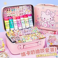 Glue Cat Cartoon Gift Box Peas Cute Set Hand Cream Sticker Christmas Cuckoo Book Glitter Full Set Ac