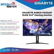 GIGABYTE AORUS FO32U2P 31.5" OLED 4K Gaming Monitor (240Hz/0.03ms/2x HDMI/2x DP/1x Type-C/VESA)
