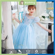Elsa Princess Dress Summer Luminous Dress Children's Birthday Dress Elsa Dress Elsa Girl Elsa Dress