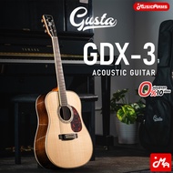 Gusta GDX3 กีต้าร์โปร่งไฟฟ้า แถมฟรี Gig Bag รับประกันศูนย์ Music Arms