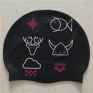 Arena หมวกว่ายน้ำซิลิโคนของเด็กยืดหยุ่นสูงดูแลเส้นผมไม่ยืดแฟชั่นการ์ตูนสำหรับผู้ชายและผู้หญิงนำเข้าต
