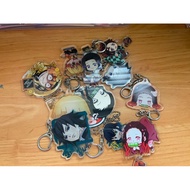 Plastic keychain demon slayer sword