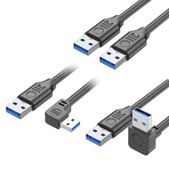 Easy Control King 0.15M~2M USB3.0 Male To Elbow Transmission Cable USB Steering Direction Turning (3