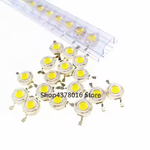 10 -1000 pcs Real Full Watt 1W 3W High Power LED lamp Bulb Diodes SMD 110-120LM LEDs Chip For 3W - 1