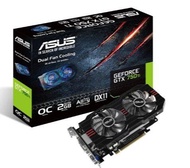 การ์ดจอ ASUS GTX 750Ti 2GB 128Bit GDDR5 ต่อไฟเพิ่ม แถมสาย 6 พิน สินค้า สภาพสวยงาม (พร้อมกล่อง) พร้อมใช้งาน ส่งไว ฟรีค่าส่ง