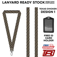 LANYARD TEXAS CHICKEN READY STOCK (TEXAS 1)