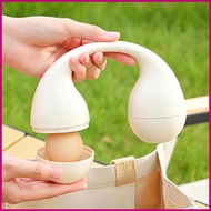 Eggs Holder Earphone Design 2-Grids Tray Portable Eggs Carrier Case for Camping Travel Outdoor Kitch