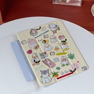 เคสไอแพด Air6 Gen9 gen10 Air5 เคสiPad Cute  Cute ghost Gen8 Air4 Case iPad 11pro gen7 ใส่ปากกาได Air 9.7