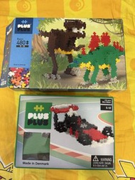 PLUS PLUS 積木套裝 (恐龍 + 賽車)