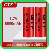 1Pair-cHGTF(B_3.7V*P~26650?G~lithium?u~battery?Y@Q@w 8800mAh power light 3.7v rechargeable lithium