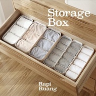 Brewsuniq X Raparuang - Multifunctional Storage Box 26.7 x 8.8 x 6cm Quality wardrobe rack clothes S