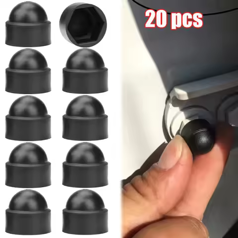 20Pcs Screw Protection Cap Cover Bolt Nuts M6 M8 M10 Exposed Hexagon Plastic Front Rear Door Deco Fo