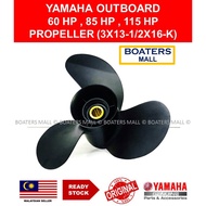 YAMAHA OUTBOARD 688-45978-60 PROPELLER (3X13-1/2X16-K) 60 HP , 85 HP , 115 HP 100% ORIGINAL - BOATER