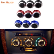 AC Knob for Mazda 3 BL 2010 - 2013 3Pcs/set Aluminum Alloy Air Conditioning Knob Cover Heat Control Switch Button Accessories