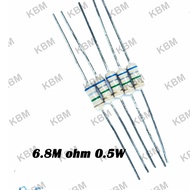 Resistor 6.8M ohm 0.25W 0.5W 1W 2W 7.5M 0.25W 8.2M 0.25W