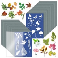 1Set Cyanotype Paper A5  Art Kit High Sensitive Sun Paper  Printing Kit Drawing Art Paper